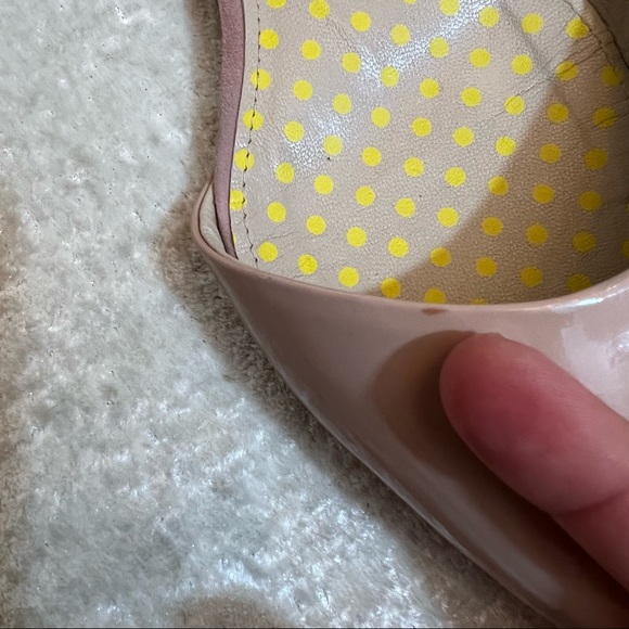 Boden  Patent Leather &Suede D’Orsay Pointed Flats Size 41.5EU/10US - Picture 6 of 8